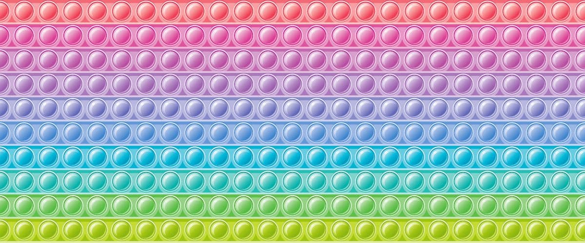 Pop It Toy Fidget Pattern Kids Wallpaper pattern detail