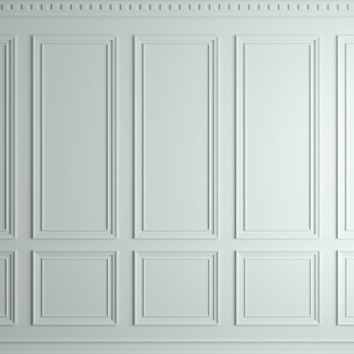 Symmetrical Splendour Moulding Wallpaper for Walls pattern detail