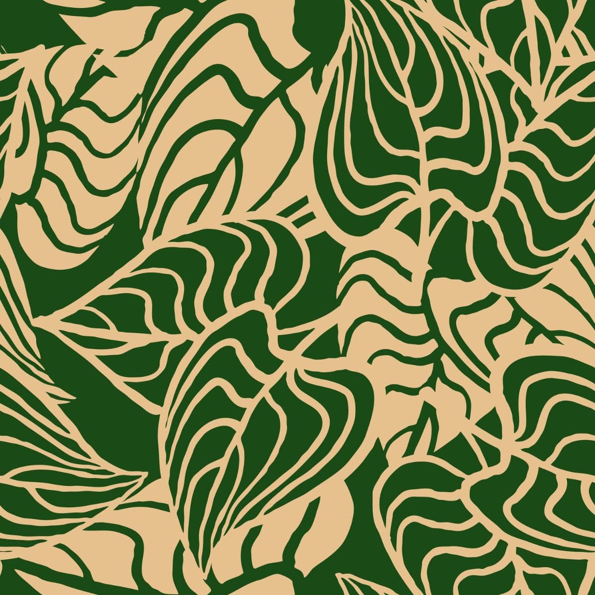 Tropical Summer Time Vibes Wallpaper for Wall pattern detail
