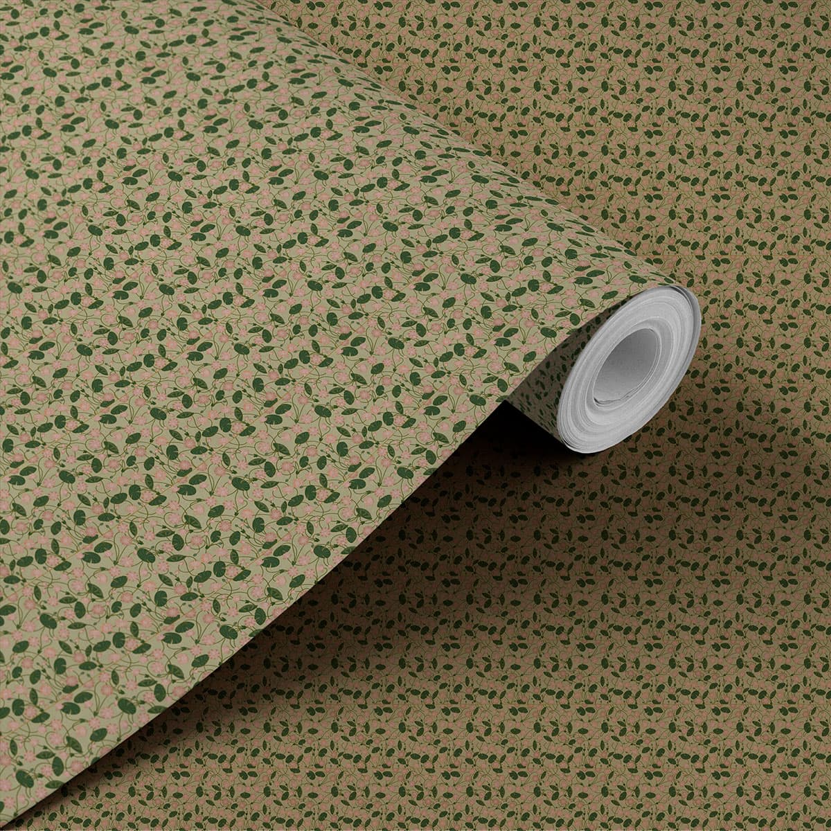 Blooming Meadow Floral Wallcovering Wallpaper shown in a room