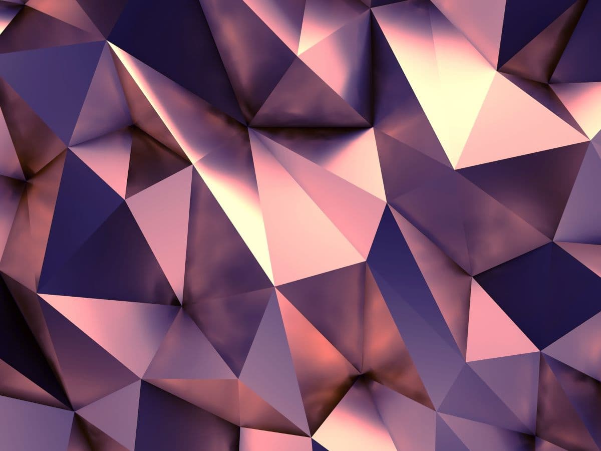 3D Abstract Rose Gold Wallpaper Mural pattern detail