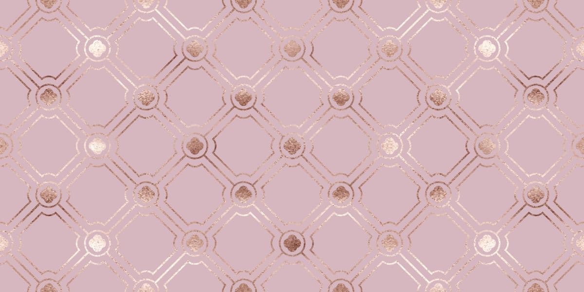 Rose Gold Tile Radiance Wallpaper for Wall pattern detail