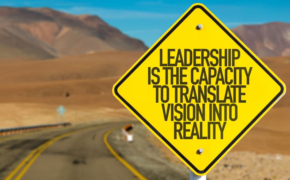 Leadership Quote, Office Wallpaper pattern detail