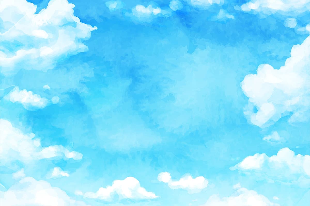 Peaceful Clouds, Wallpaper for Ceiling pattern detail