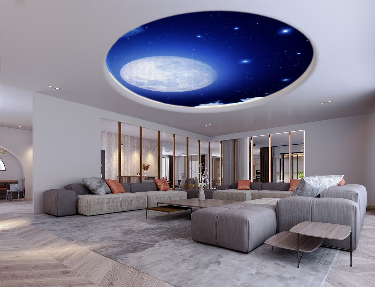 Selenophile, Wallpaper for Ceiling shown in a room