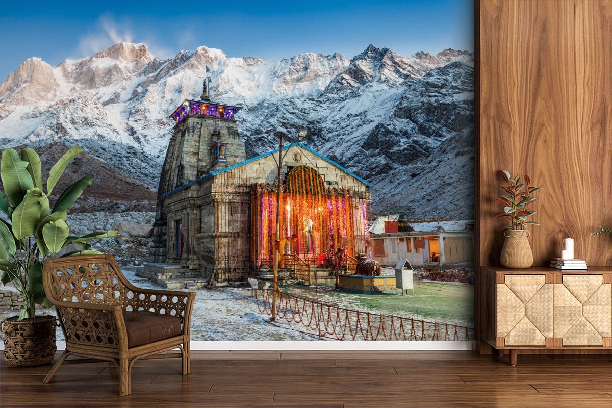 Kedarnath Wallpaper for Wall shown in a room