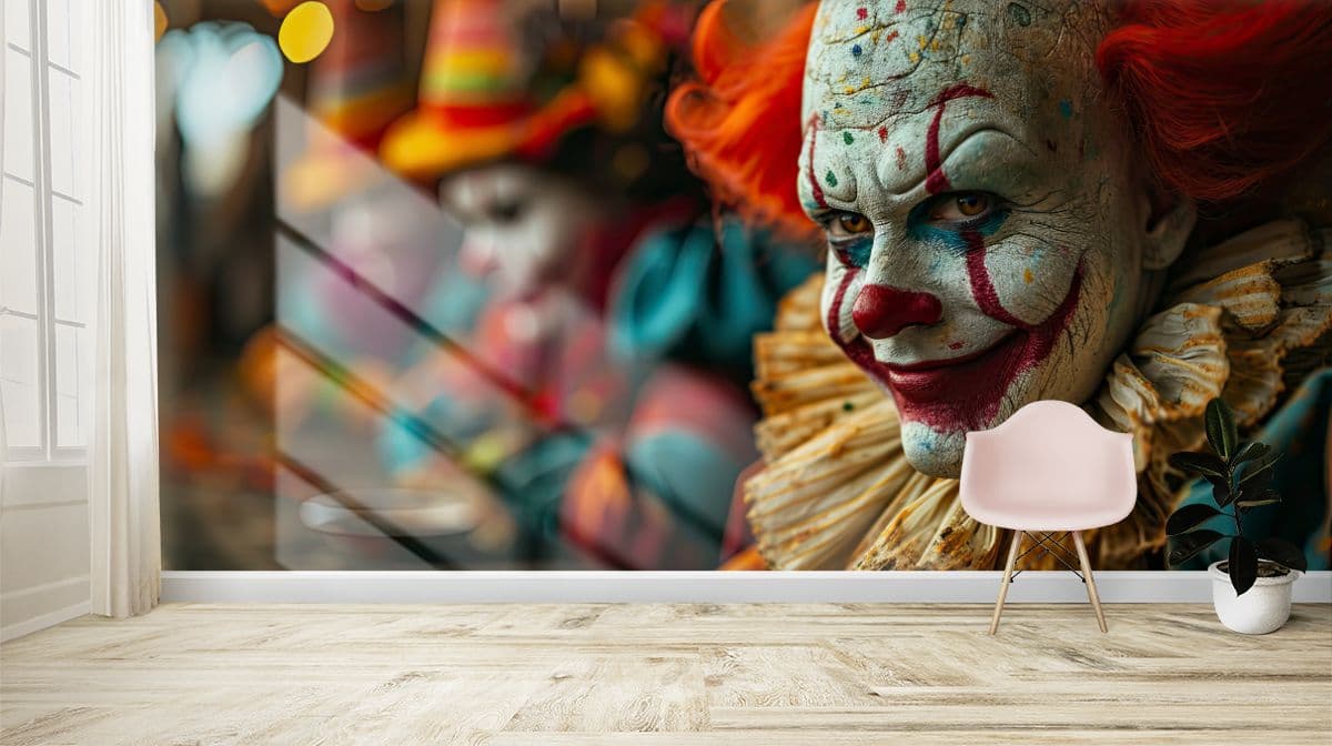 The Cunning Joker Wallpaper for Wall shown in a room