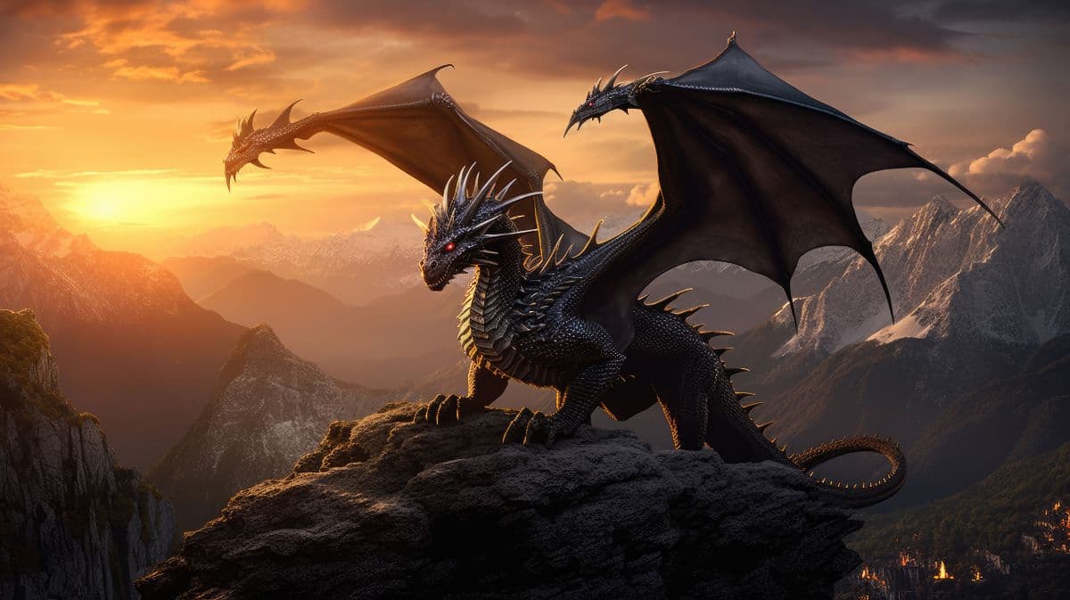 Dragon Lover, Wallpaper for Gamers Room pattern detail