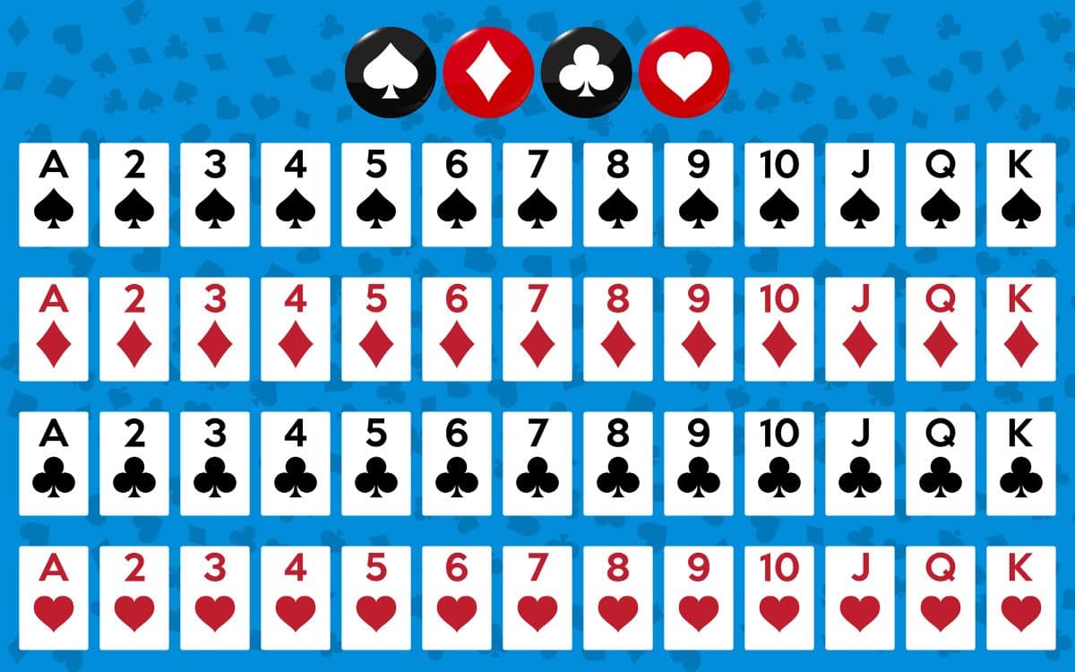 The Deck of Cards Wallpaper for Wall pattern detail