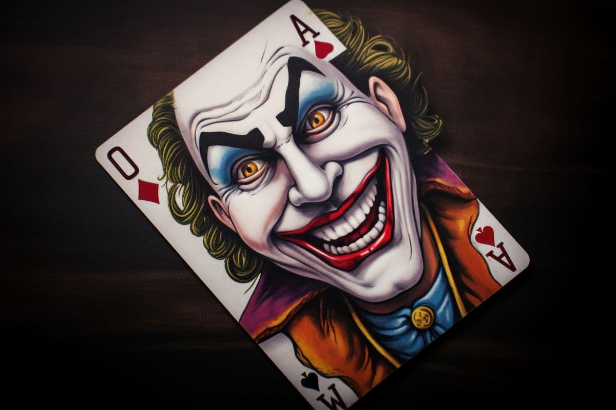 The Joker, Gaming Wallpaper pattern detail