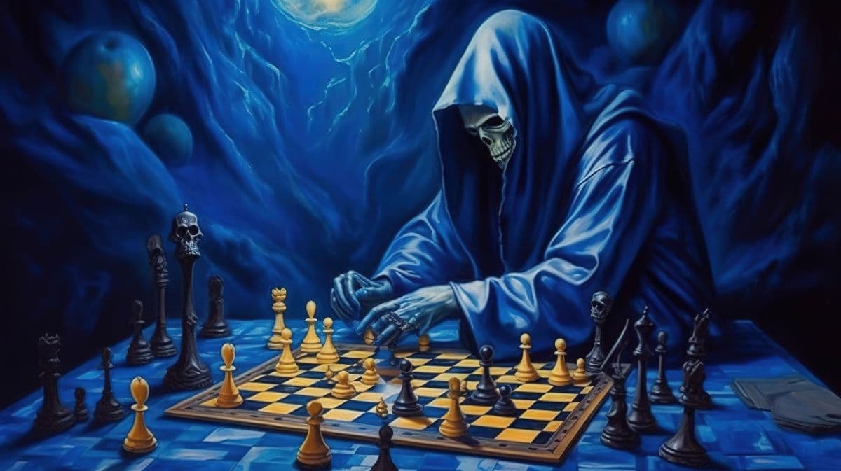 The Super Chess Mural Wallpaper pattern detail