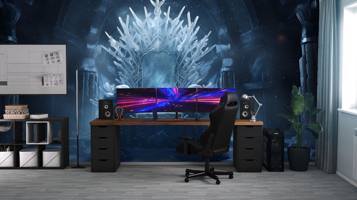 Winners Throne, Wallpaper for Gamers Nest shown in a room