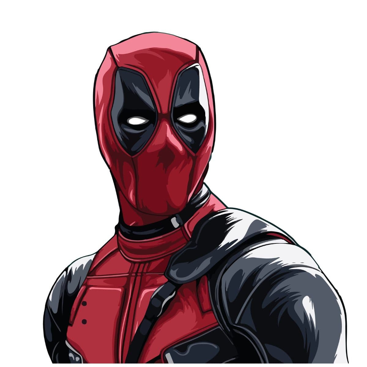 Deadpool Digital Art Wallpaper Mural for Wall pattern detail