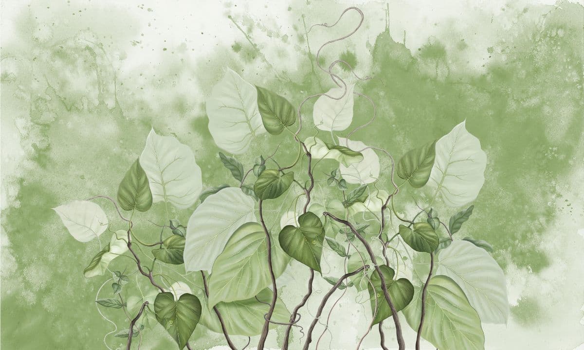 Latayein, Beautiful Vines Wallpaper for Wall pattern detail