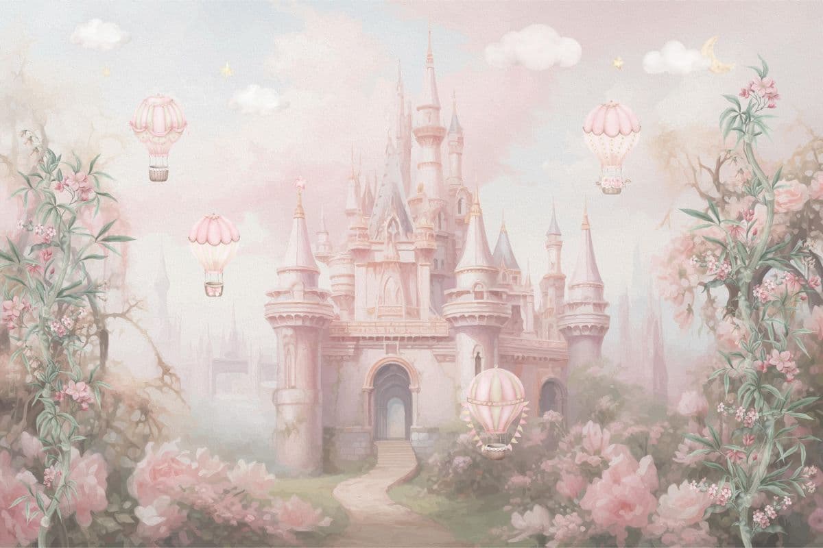 The Dream Castle Wallpaper for Wall pattern detail