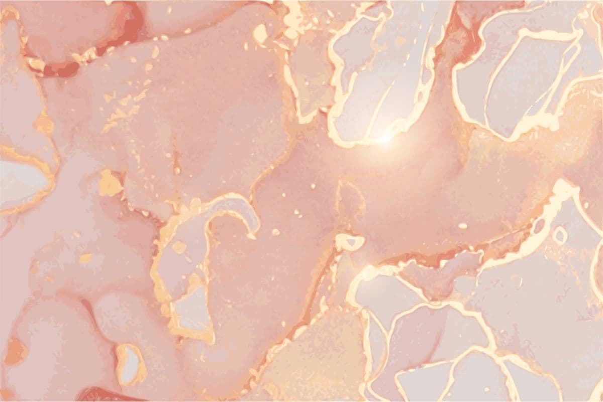 Peach Marble Elegance Wallpaper for Wall pattern detail