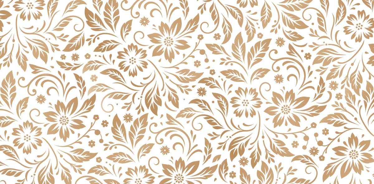 Luxurious Floral Pattern Furniture Wallpaper pattern detail