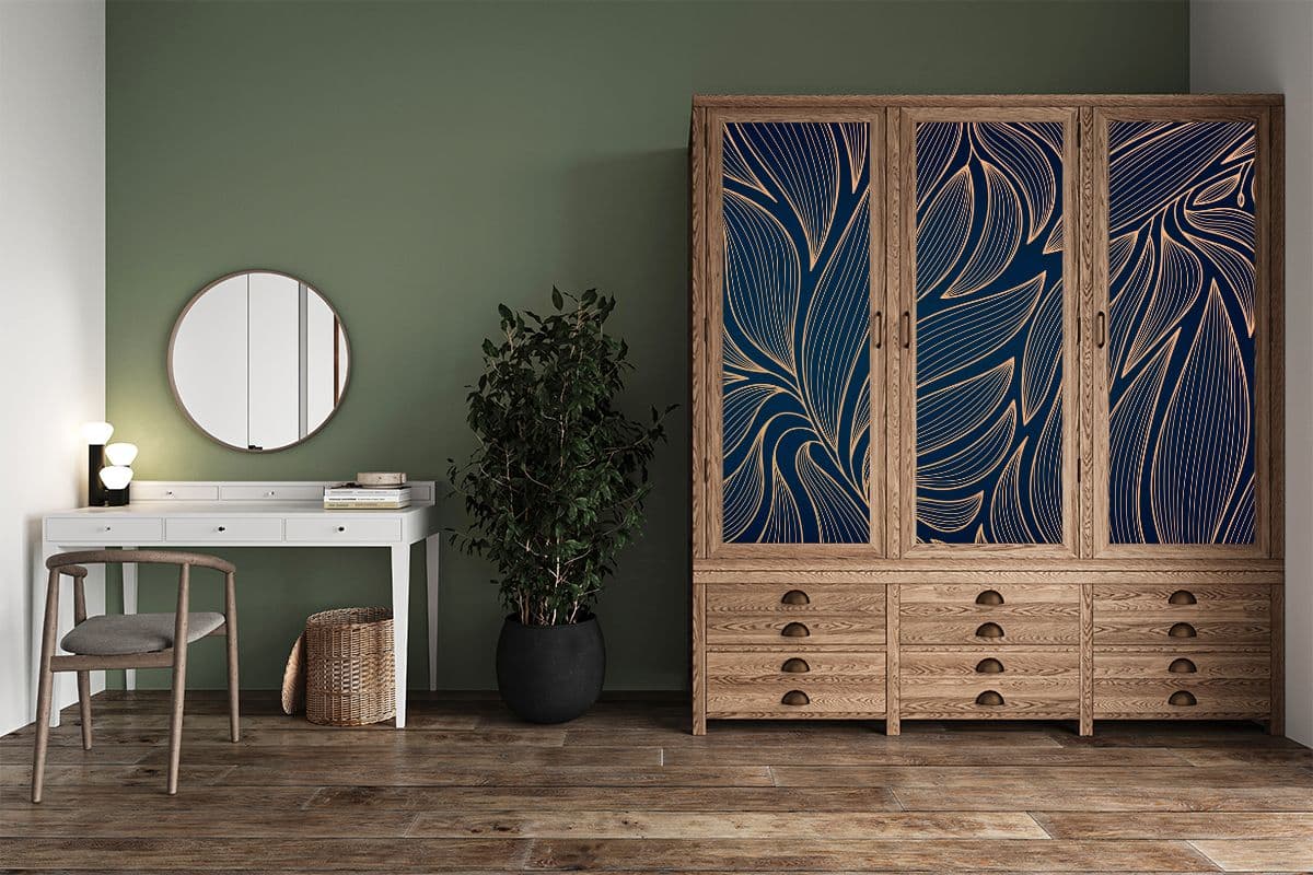 Modern Design Furniture Wallpaper shown in a room