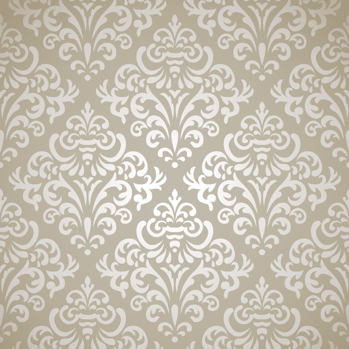 Floral Damask Pattern Furniture Wallpaper pattern detail