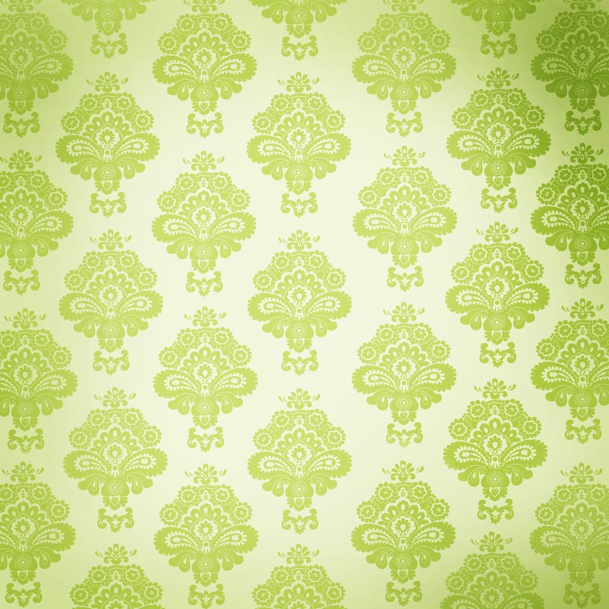 Green Damask Pattern Almirah Wallpaper pattern detail