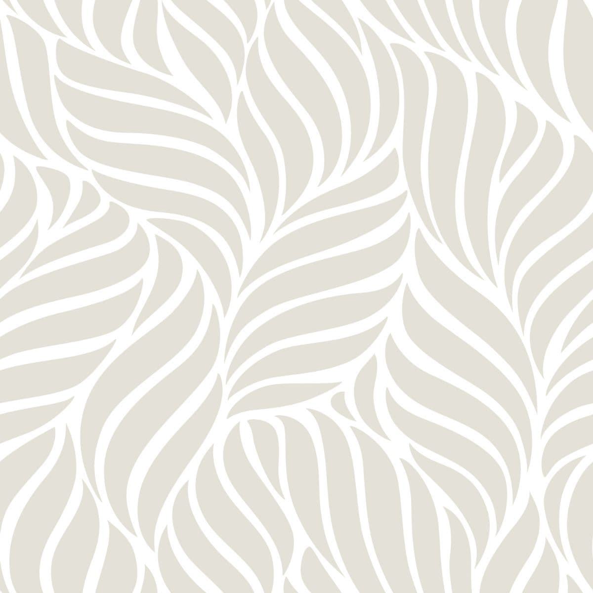 Modern Leaves Pattern Almirah Wallpaper pattern detail