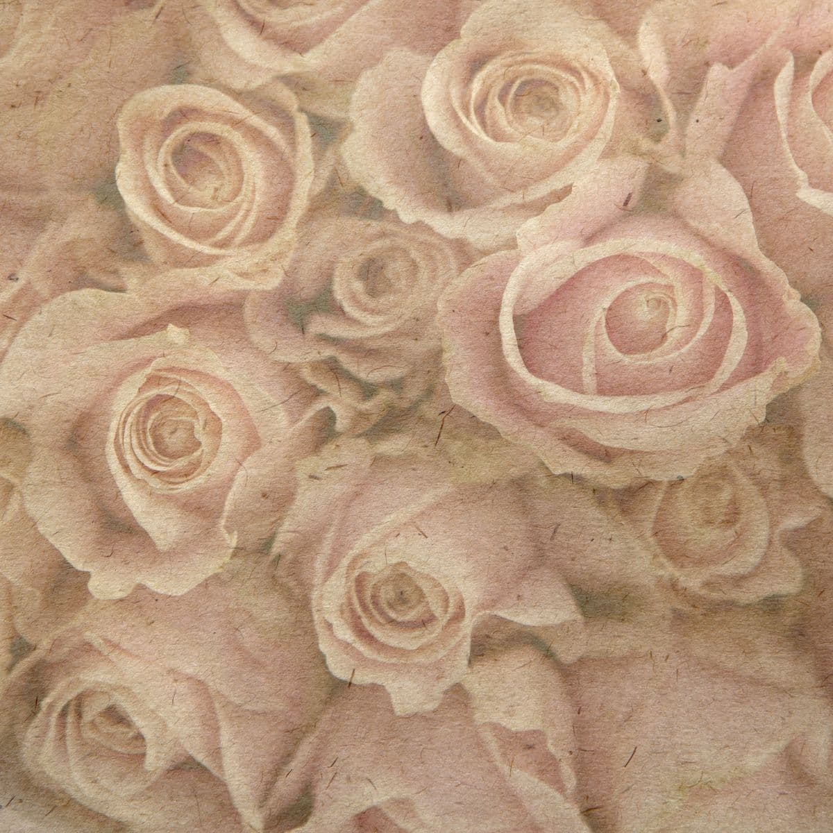 Vintage Rose Pattern Furniture Wallpaper pattern detail