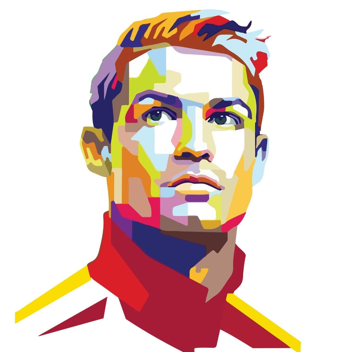 Ronaldo Abstract Wallpaper for Wall pattern detail