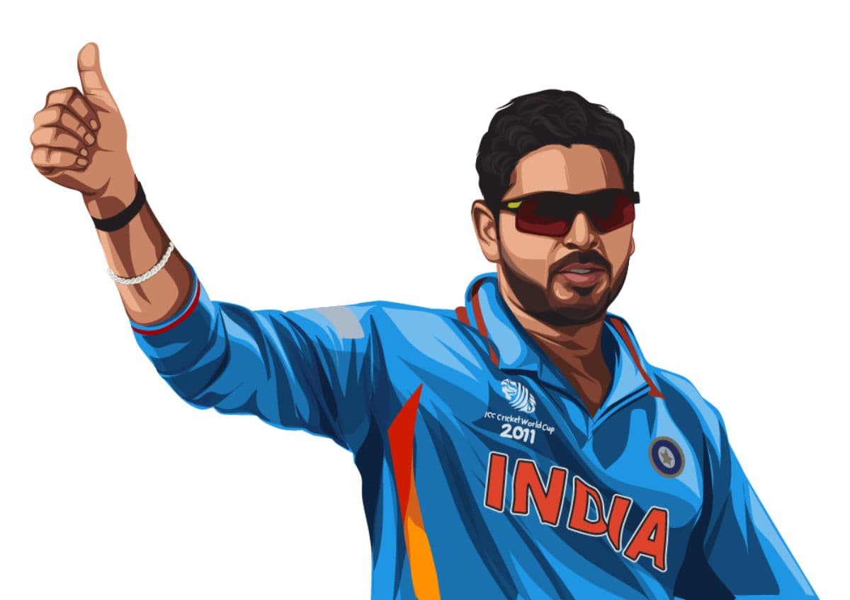 The Champ, Yuvraj Singh Wallpaper for Wall pattern detail