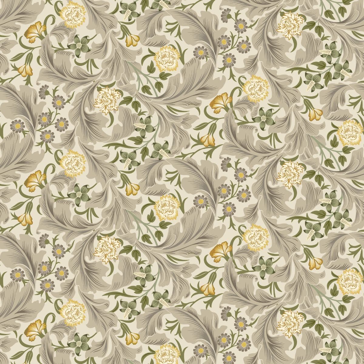 Contemporary Floral Design Wardrobe Wallpaper pattern detail