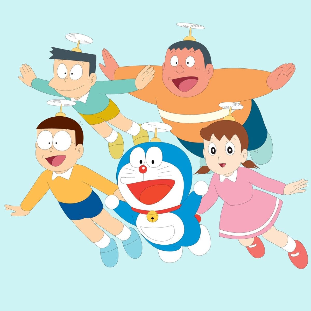 Doraemon Wallpaper for Wall pattern detail