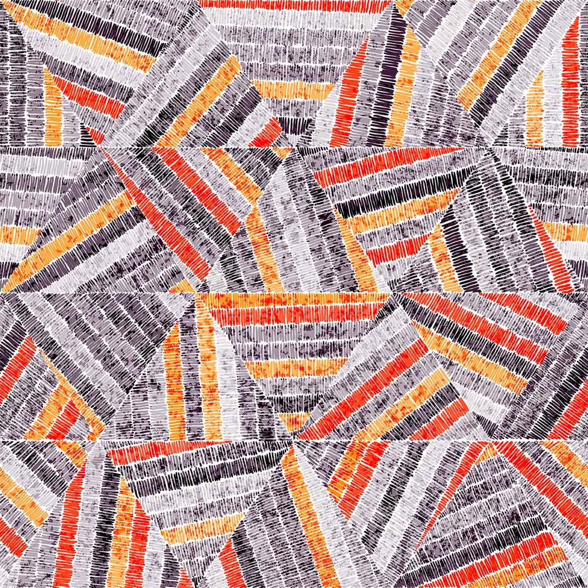 Geometric Pattern Ethnic and Tribal Wallpaper pattern detail