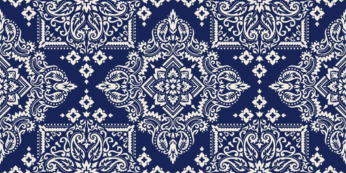 Traditional Ornamental Ethnic Design Wallpaper pattern detail