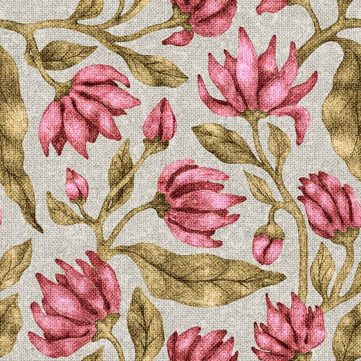 Vintage Floral Pattern Grunge Texture Wallpaper pattern detail