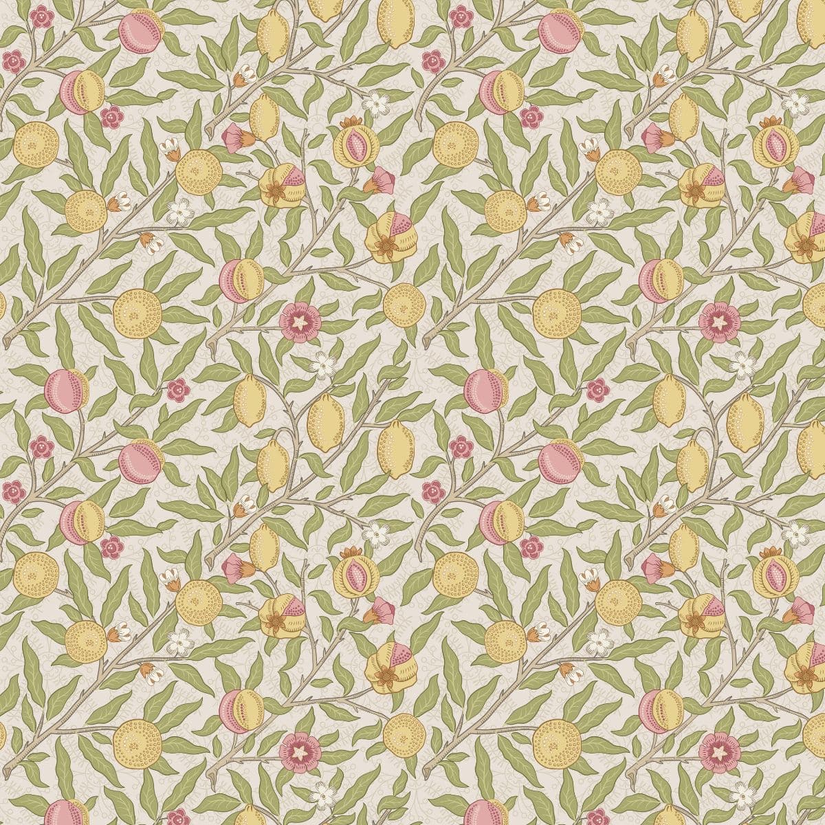 William Morris Inspired Wallpaper pattern detail