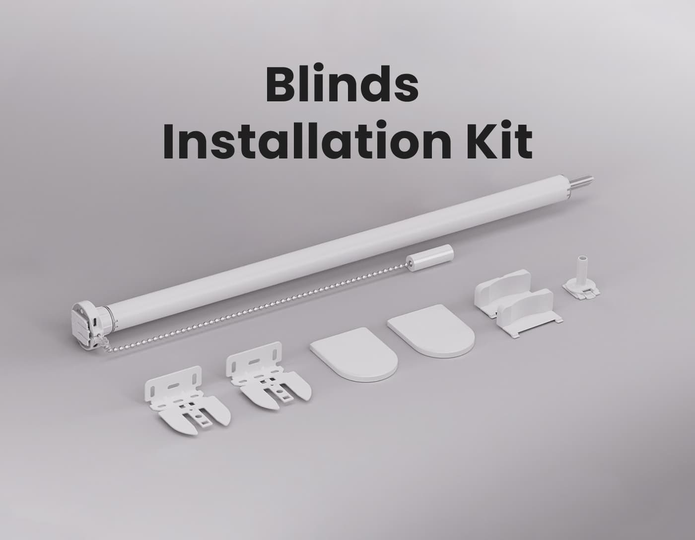 Blinds Installation Tools Kit shown in a room