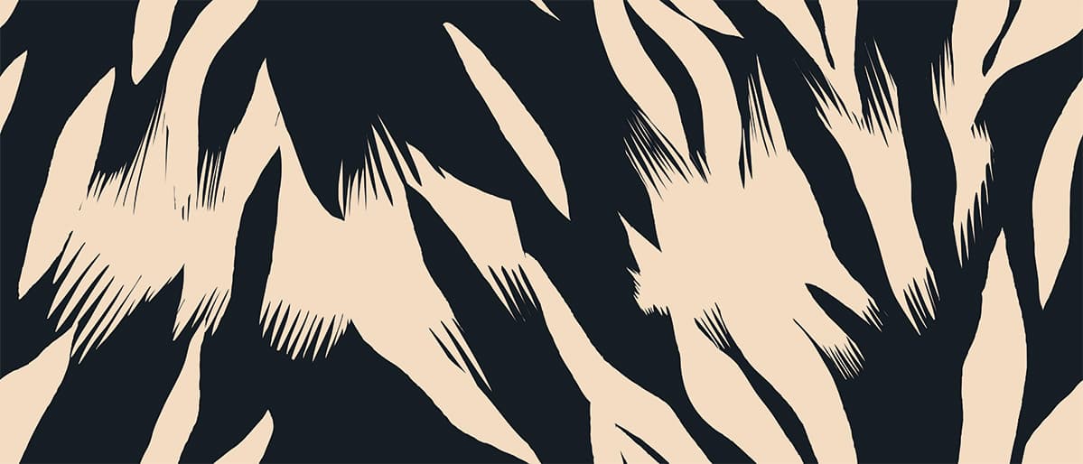Modern Tiger Stripe Abstract Print Design wallpaper pattern detail
