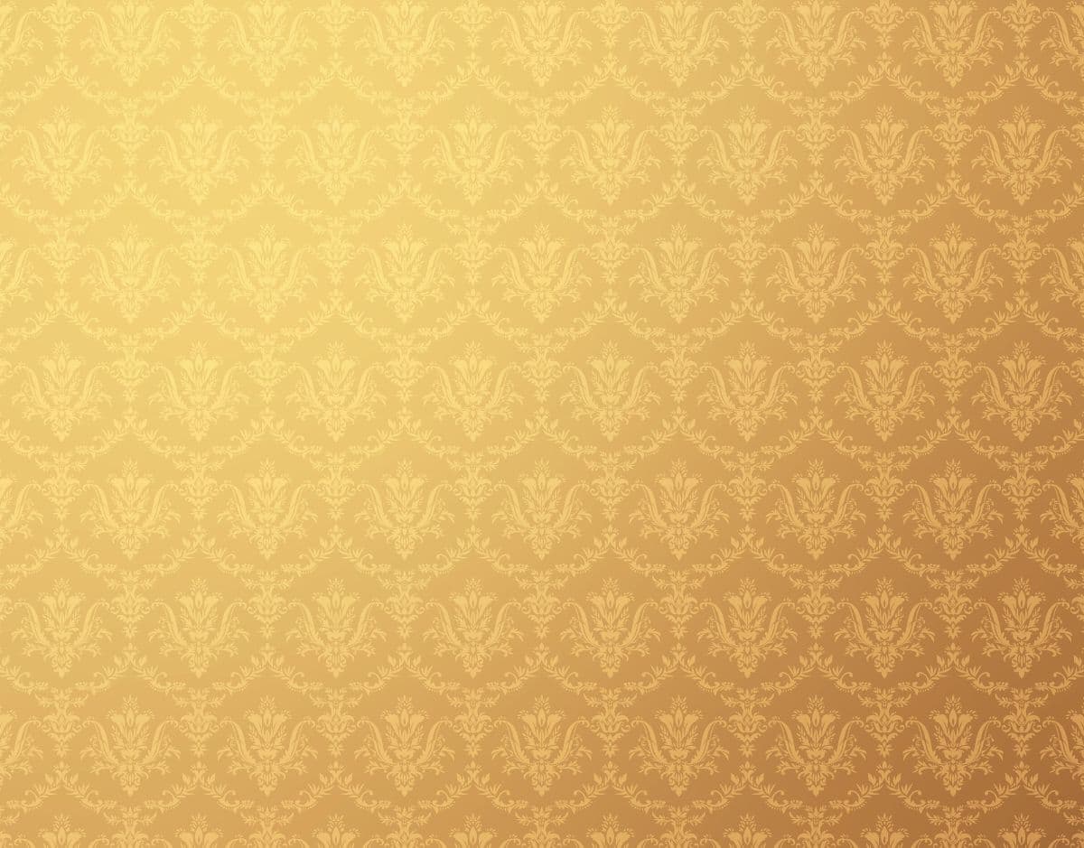 TV Unit Luxurious Damask Pattern Wallpaper pattern detail