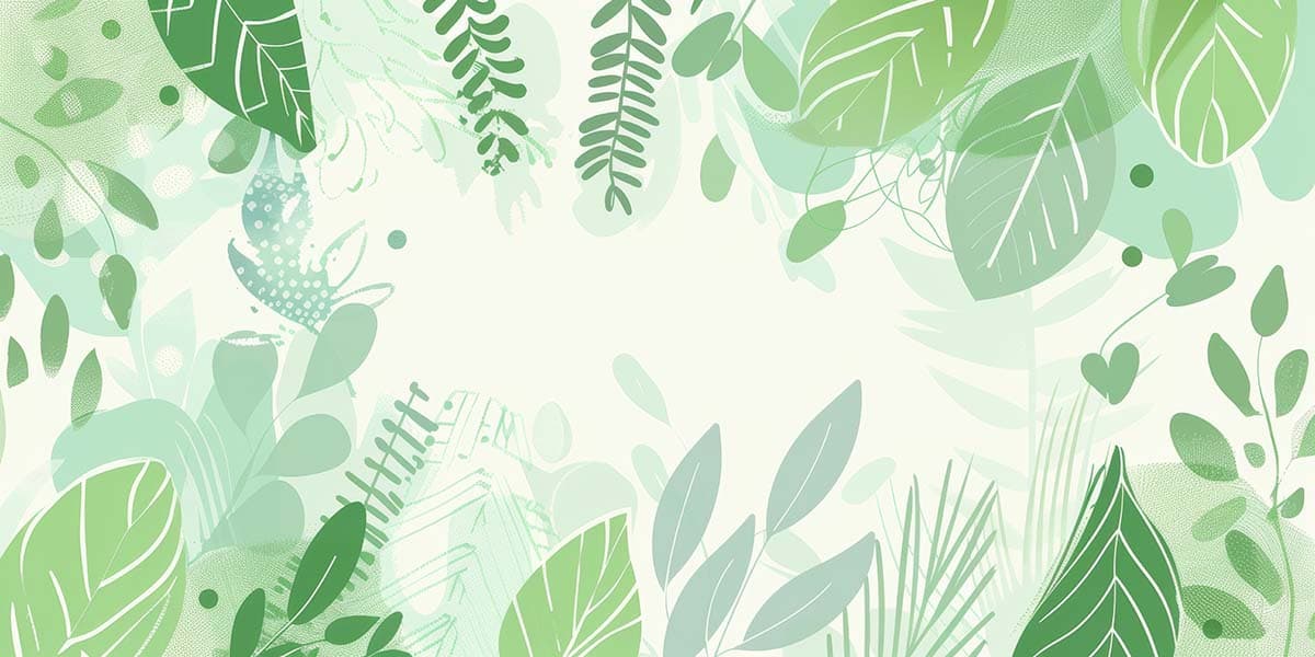 Beautiful Nature Inspired Hanging Leaf Wallpaper pattern detail