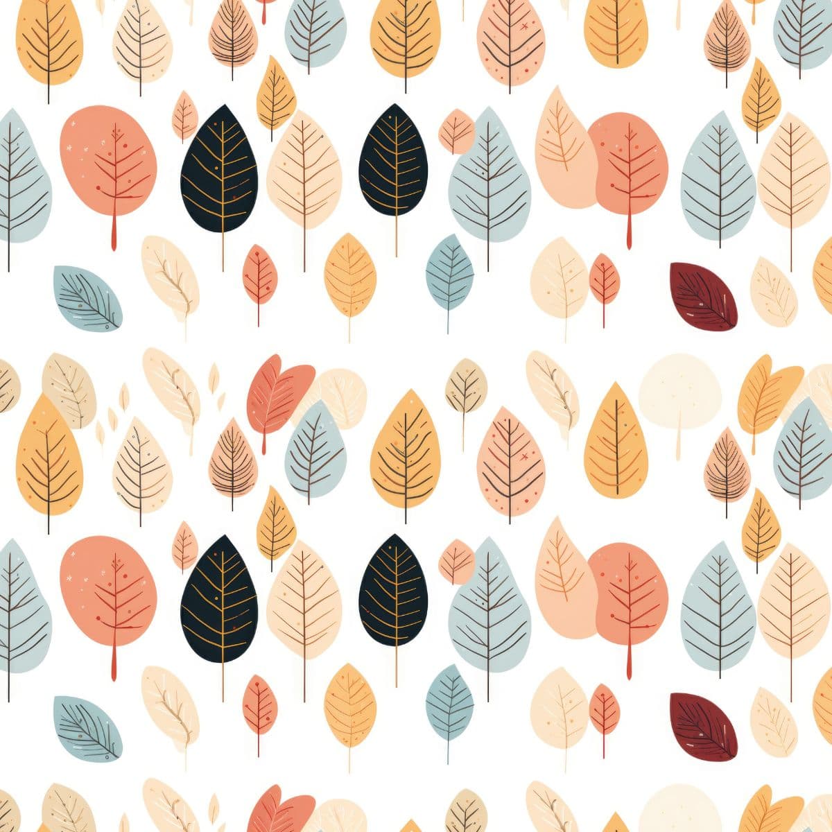 Whimsical Wonderland Kids Wallpaper pattern detail