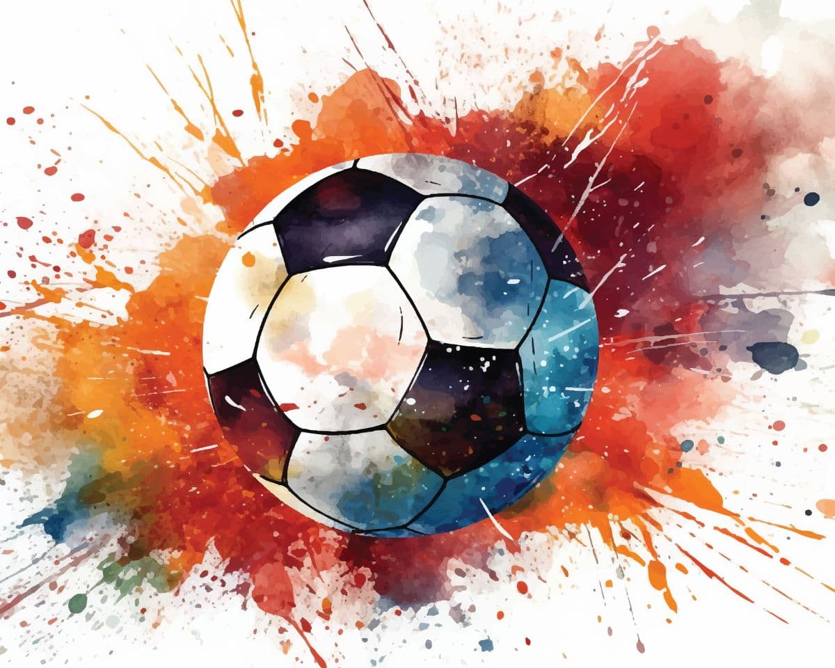 Football Abstract Design Wallpaper Mural pattern detail