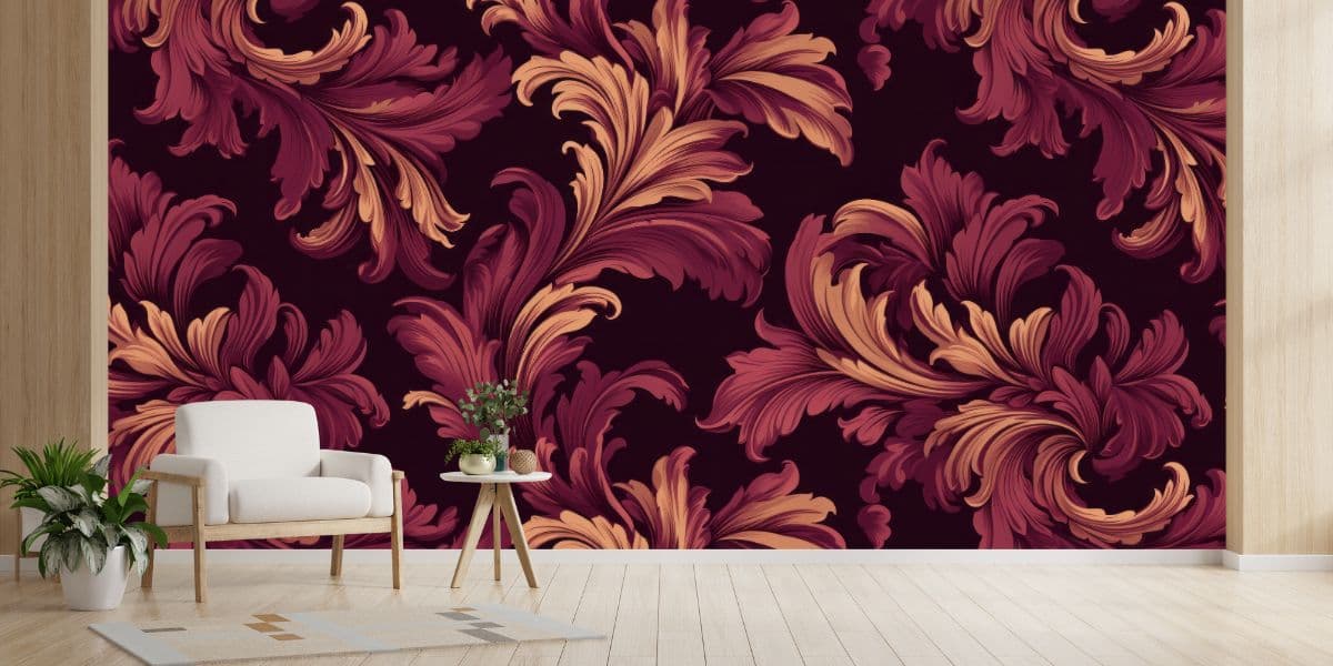 Dragon's Breath Wallpaper for Wall shown in a room