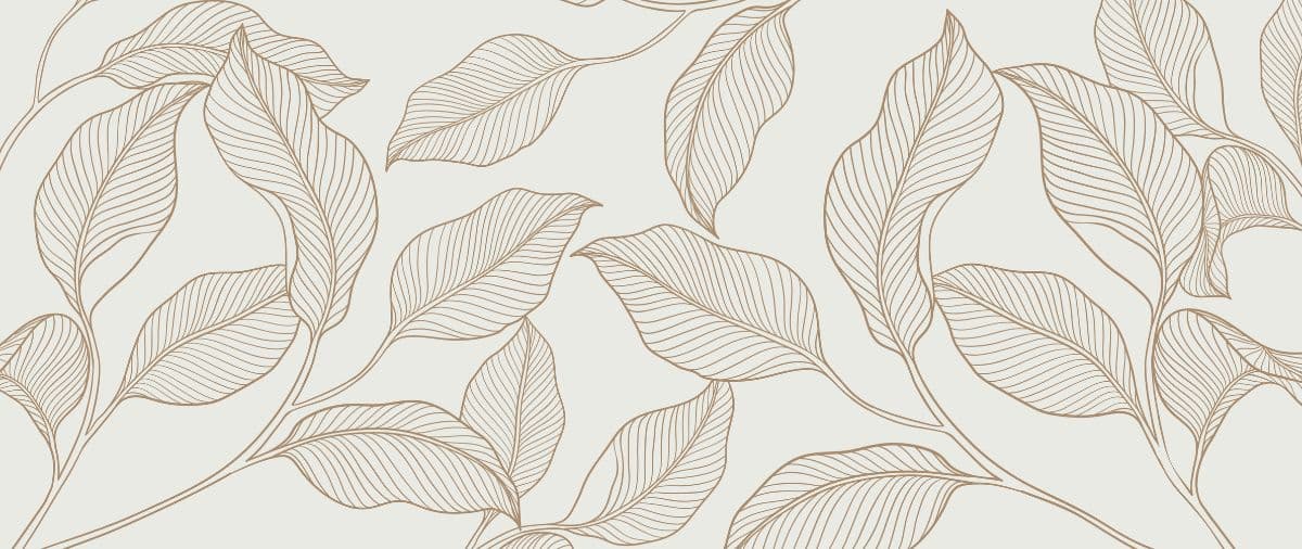Modern Leaves Pattern Wallpaper Mural pattern detail