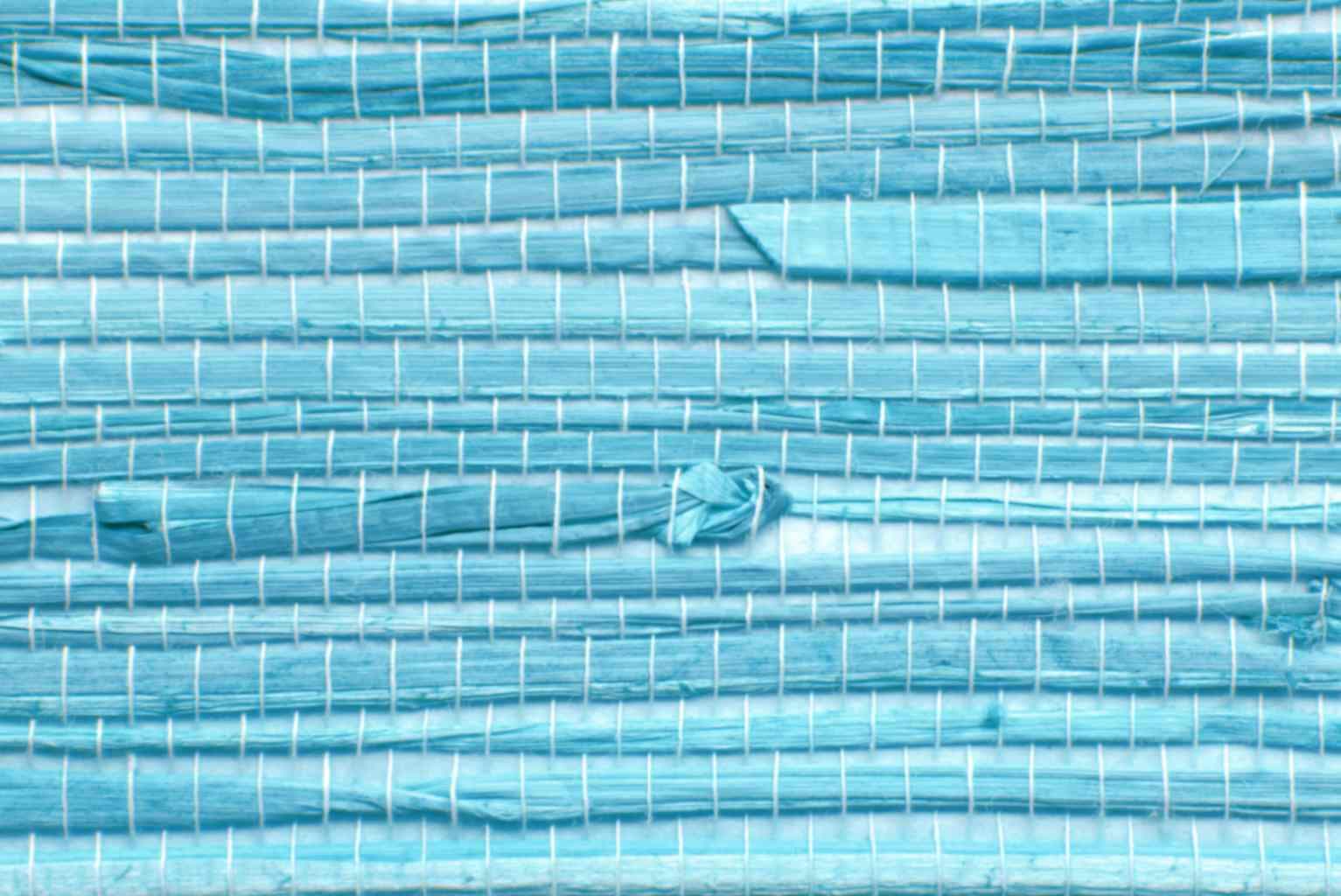 Calm Blue Tile Wallpaper with Grass Cloth Texture pattern detail