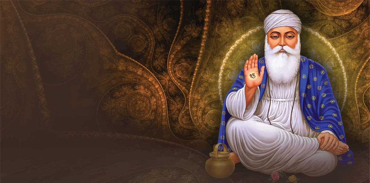 Guru Nanak Devji Wallpaper for Wall pattern detail