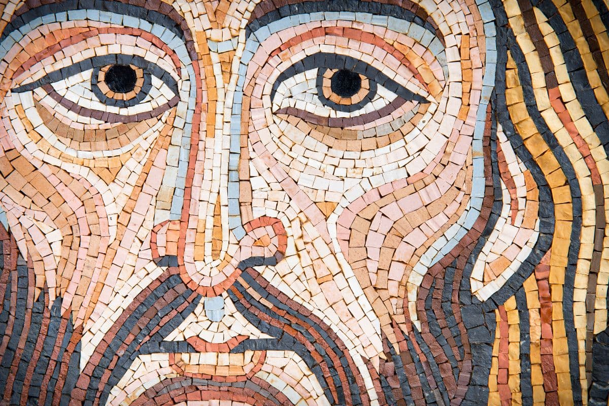 Jesus Christ Wall Mural Wallpaper pattern detail