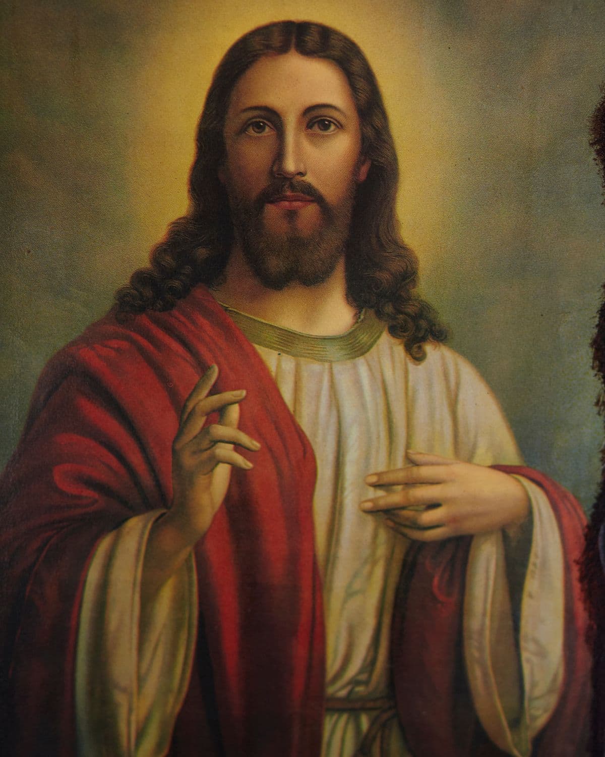 Jesus Christ Wallpaper Mural pattern detail