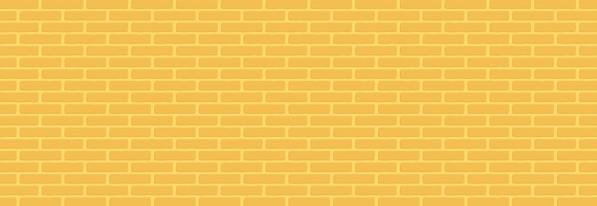 Modern Golden Yellow Hues Brick Wallpaper Mural pattern detail