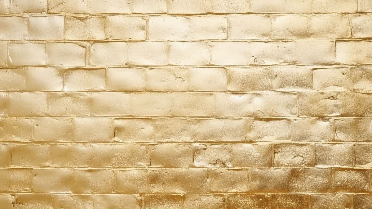 Regal White Gold Elegance Wallpaper Mural pattern detail