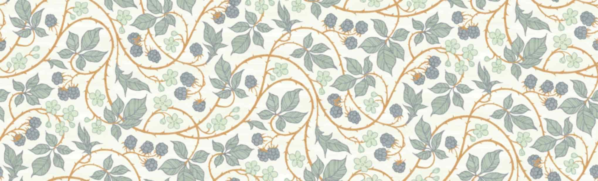 Enchanted Ivy Vine Wallpaper for Dinning Room pattern detail