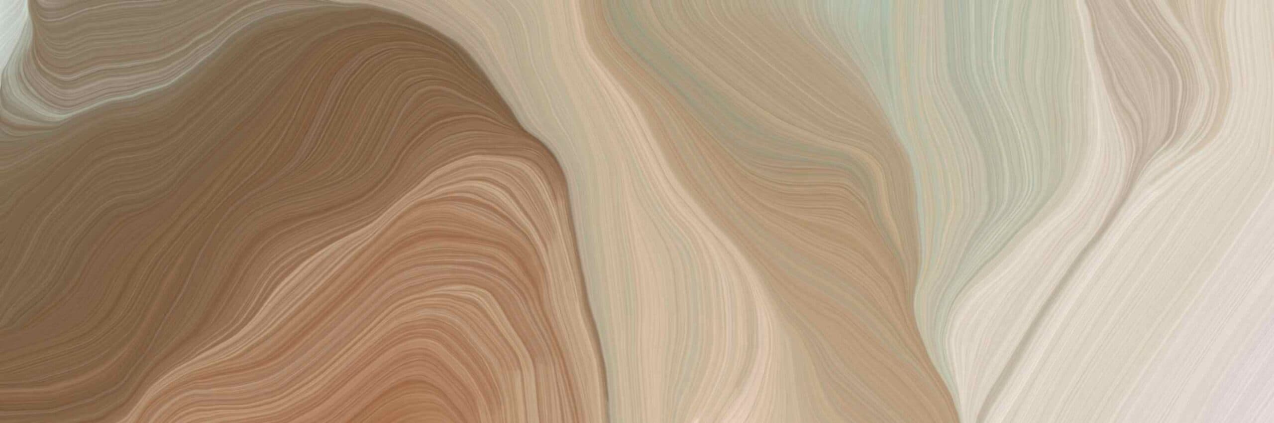 Subtle Header with a Gracefully Curved Wallpaper Mural pattern detail